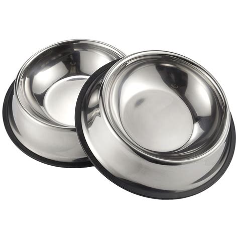 stainless steel dog bowl sets